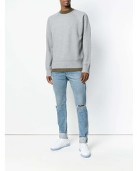 Мужские голубые рваные джинсы от rag & bone