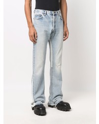 Мужские голубые рваные джинсы от GALLERY DEPT.