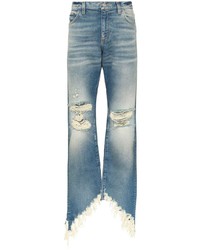 Мужские голубые рваные джинсы от Faith Connexion