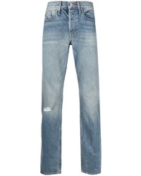Мужские голубые рваные джинсы от Frame