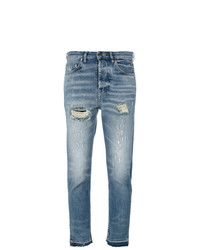 Женские голубые рваные джинсы от Golden Goose Deluxe Brand
