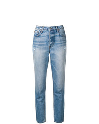 Женские голубые рваные джинсы от Grlfrnd