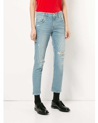 Женские голубые рваные джинсы от Agolde