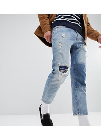 Мужские голубые рваные джинсы от Just Junkies