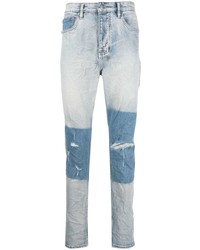 Мужские голубые рваные джинсы от Ksubi