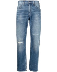 Мужские голубые рваные джинсы от Levi's Made & Crafted
