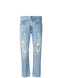 Женские голубые рваные джинсы от Levi's Made & Crafted