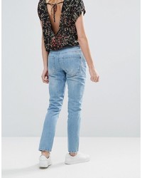 Женские голубые рваные джинсы от Blend She