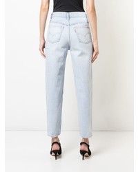 Женские голубые рваные джинсы от Levi's