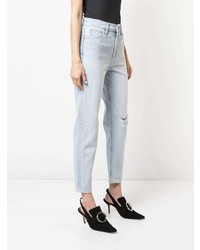 Женские голубые рваные джинсы от Levi's