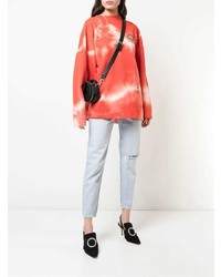 Женские голубые рваные джинсы от Levi's