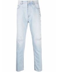 Мужские голубые рваные джинсы от MSGM