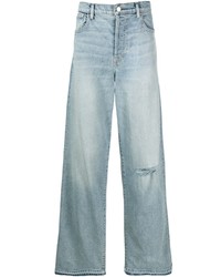 Мужские голубые рваные джинсы от Nahmias