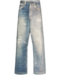 Мужские голубые рваные джинсы от Our Legacy