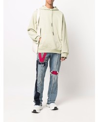 Мужские голубые рваные джинсы от VAL KRISTOPHE