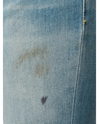 Женские голубые рваные джинсы от R 13