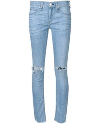 Женские голубые рваные джинсы от Rag & Bone