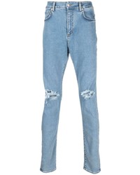 Мужские голубые рваные джинсы от Represent