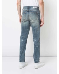 Мужские голубые рваные джинсы от God's Masterful Children