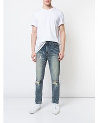 Мужские голубые рваные джинсы от God's Masterful Children