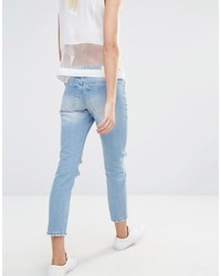 Женские голубые рваные джинсы от Vero Moda