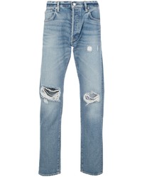 Мужские голубые рваные джинсы от Simon Miller