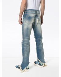 Мужские голубые рваные джинсы от Faith Connexion