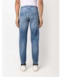 Мужские голубые рваные джинсы от Dondup