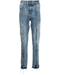 Мужские голубые рваные джинсы от VAL KRISTOPHE