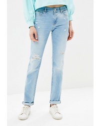 Женские голубые рваные джинсы от Whitney