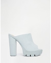 Голубые сабо от Asos