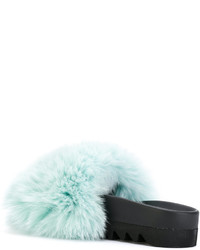 Голубые сабо от Joshua Sanders