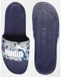 Мужские голубые сланцы от Puma