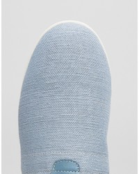 Мужские голубые слипоны из плотной ткани от Vagabond