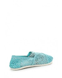 Женские голубые слипоны от Pezzano