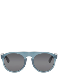 Мужские голубые солнцезащитные очки от Dries Van Noten