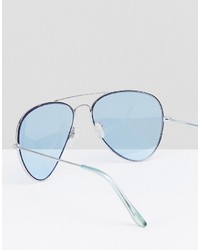 Мужские голубые солнцезащитные очки от Reclaimed Vintage