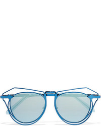 Женские голубые солнцезащитные очки от Karen Walker