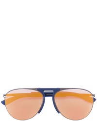 Женские голубые солнцезащитные очки от Mykita