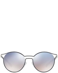 Женские голубые солнцезащитные очки от Prada