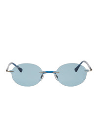 Мужские голубые солнцезащитные очки от Ray-Ban