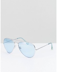 Мужские голубые солнцезащитные очки от Reclaimed Vintage