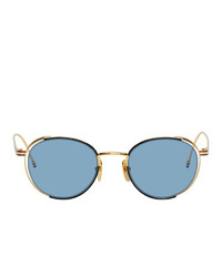 Мужские голубые солнцезащитные очки от Thom Browne