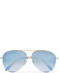 Женские голубые солнцезащитные очки от Victoria Beckham