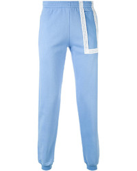 Голубые спортивные штаны