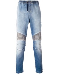Мужские голубые спортивные штаны от Balmain