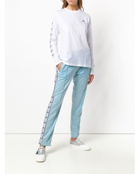 Женские голубые спортивные штаны от Chiara Ferragni