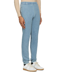 Мужские голубые спортивные штаны от Maison Margiela