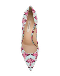 Голубые туфли с принтом от Casadei