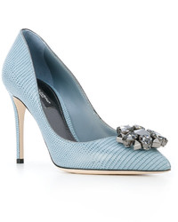 Голубые туфли от Dolce & Gabbana